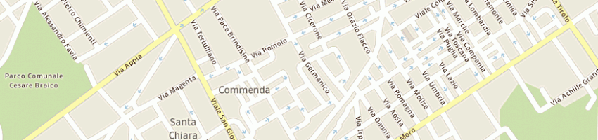 Mappa della impresa cavalera bruno a BRINDISI