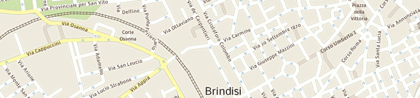 Mappa della impresa greco enrico a BRINDISI