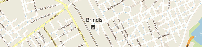 Mappa della impresa circolo cittadino a BRINDISI
