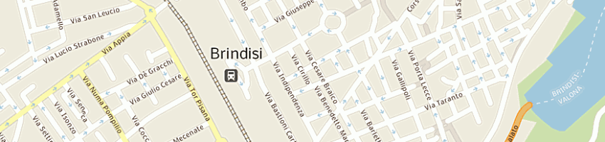 Mappa della impresa roma costruzioni srl a BRINDISI
