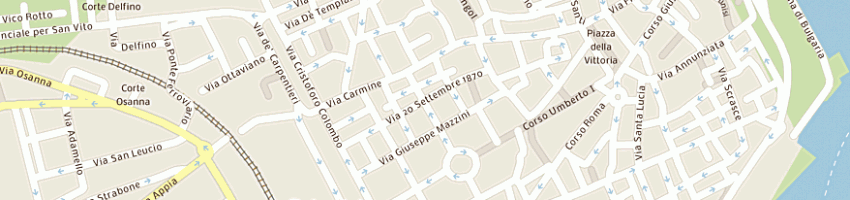 Mappa della impresa de castro mario a BRINDISI