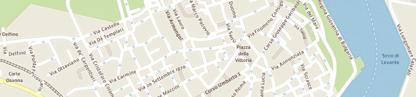 Mappa della impresa palazzo festa srl a BRINDISI