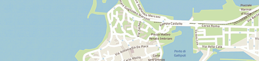 Mappa della impresa le agavi srl a GALLIPOLI