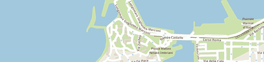 Mappa della impresa portulano di cataldi franco e c sas a GALLIPOLI