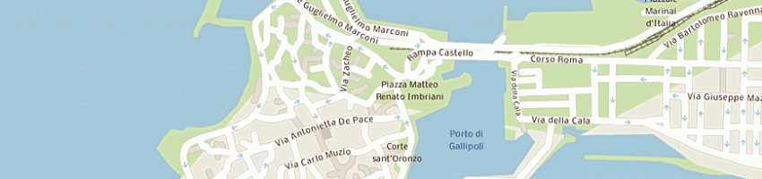 Mappa della impresa deco srl a GALLIPOLI