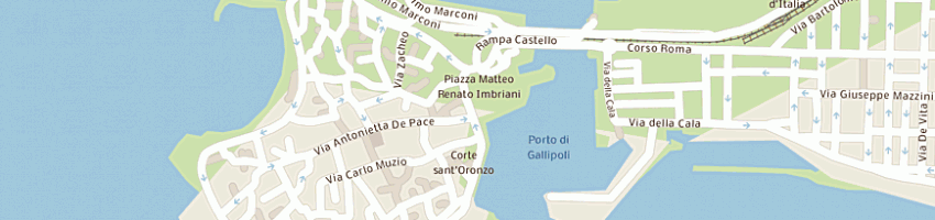 Mappa della impresa casole rosario a GALLIPOLI