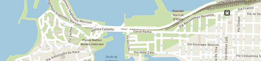 Mappa della impresa brummel di franza valerio a GALLIPOLI