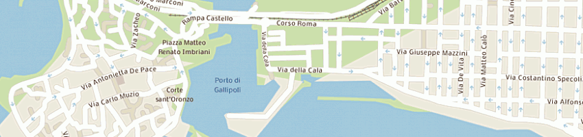 Mappa della impresa delfino srl a GALLIPOLI