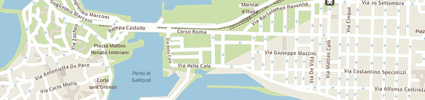 Mappa della impresa guardia di finanza a GALLIPOLI