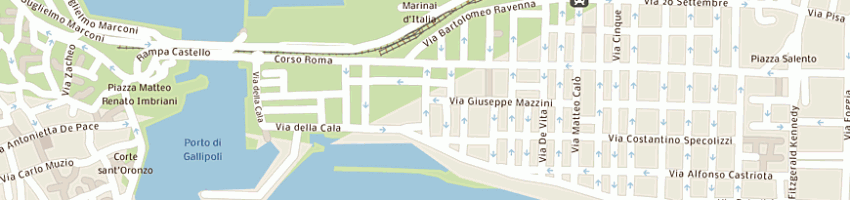 Mappa della impresa istituto istruzione secondaria superiore a vespucci a GALLIPOLI