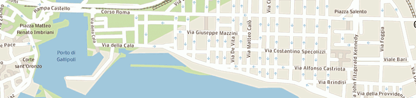 Mappa della impresa patronato encal a GALLIPOLI