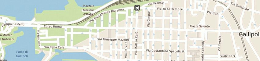 Mappa della impresa taurino roberto a GALLIPOLI