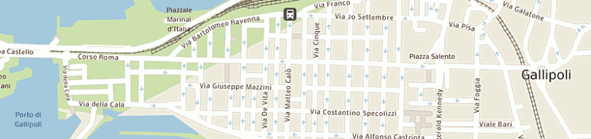 Mappa della impresa aloa srl a GALLIPOLI