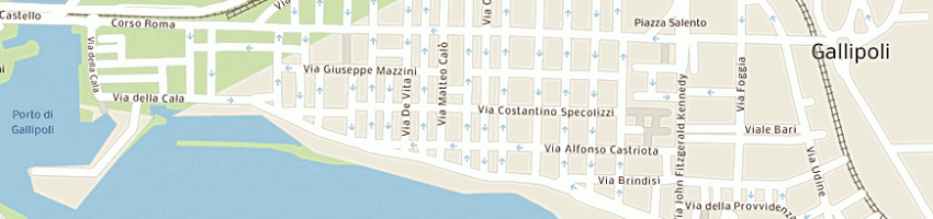 Mappa della impresa sergimpianti di sergi angelo a GALLIPOLI