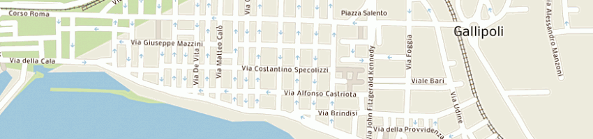 Mappa della impresa piro nicola a GALLIPOLI