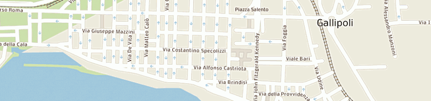 Mappa della impresa colazzo walter a GALLIPOLI
