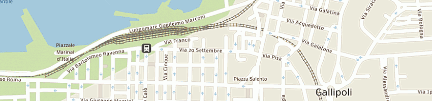 Mappa della impresa la spiga d'oro snc di ingrosso r e c a GALLIPOLI