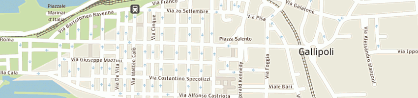 Mappa della impresa paolo srl a GALLIPOLI