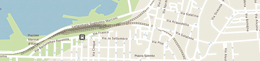 Mappa della impresa teleonda gallipoli srl a GALLIPOLI