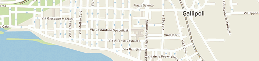 Mappa della impresa pagliarini mario a GALLIPOLI