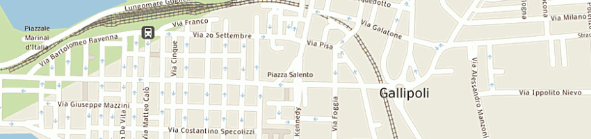 Mappa della impresa muci fernando a GALLIPOLI