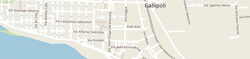 Mappa della impresa cazzato giovanni a GALLIPOLI
