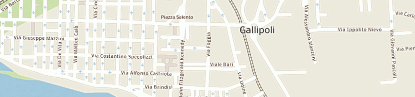 Mappa della impresa trianni giorgio a GALLIPOLI