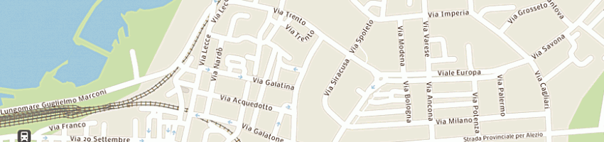 Mappa della impresa pizzeria marinara a GALLIPOLI