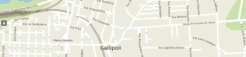 Mappa della impresa solidoro rosaria a GALLIPOLI