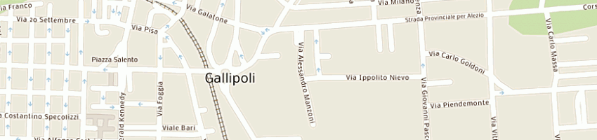 Mappa della impresa bardi fernando a GALLIPOLI