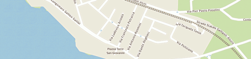 Mappa della impresa hotel victoria srl a GALLIPOLI