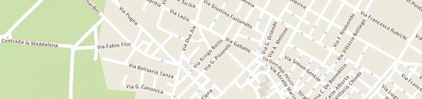Mappa della impresa comagri (spa) a LECCE