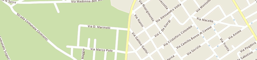 Mappa della impresa provincia di lecce-scuole pubbliche iiss a SQUINZANO