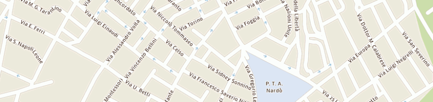 Mappa della impresa gaballo mario a NARDO 