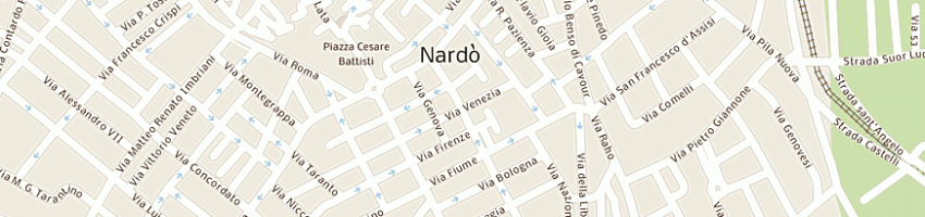 Mappa della impresa frg salento a NARDO 