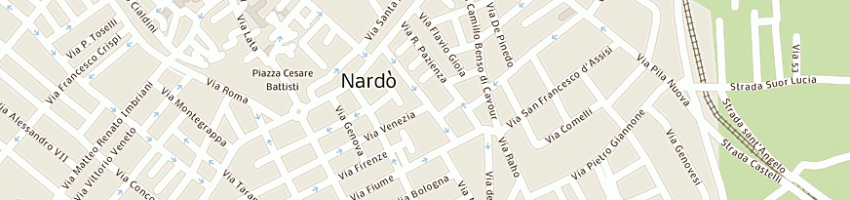 Mappa della impresa moda uomo srl a NARDO 