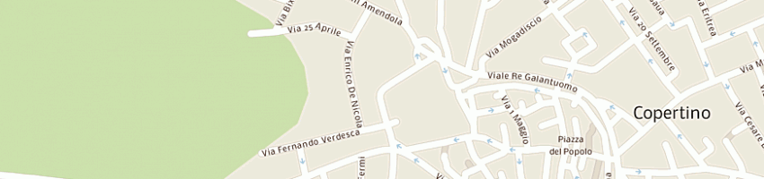 Mappa della impresa bar castello a COPERTINO