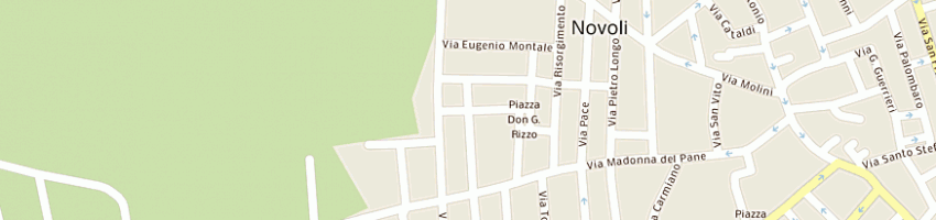 Mappa della impresa toscano pelouches di roberto toscano a NOVOLI