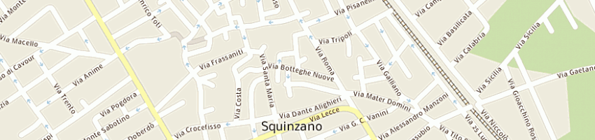 Mappa della impresa mazzotta franco a SQUINZANO