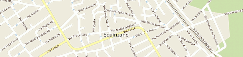Mappa della impresa confartigianato patronato inapa a SQUINZANO