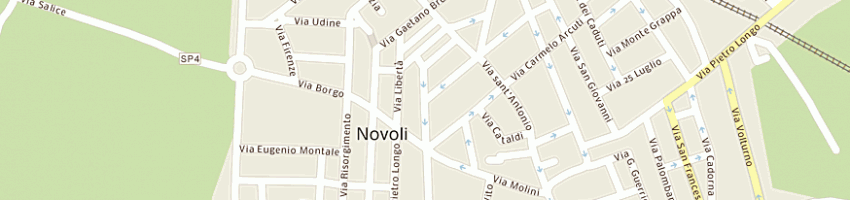 Mappa della impresa ropiga di perrone pina rita a NOVOLI