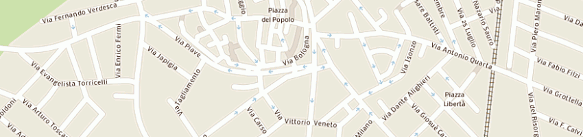 Mappa della impresa bar garden a COPERTINO