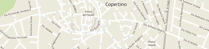 Mappa della impresa pastificio piemontese di antonucci paolo aldo a COPERTINO