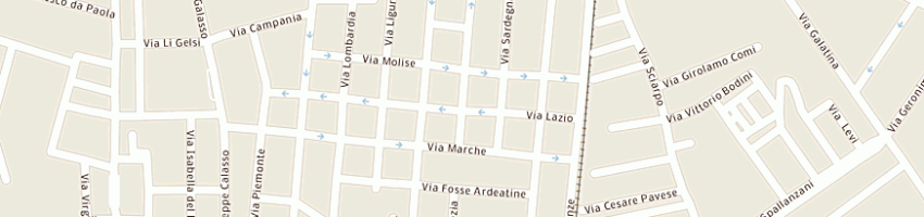 Mappa della impresa centro agricolo di pando giancarlo a COPERTINO