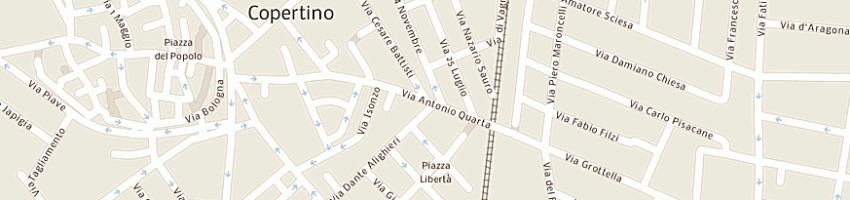 Mappa della impresa leone piero a COPERTINO