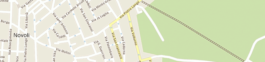 Mappa della impresa greco francesco a NOVOLI