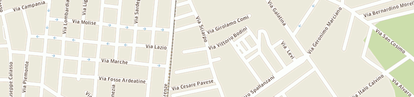 Mappa della impresa della pace emilio a COPERTINO