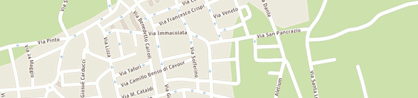 Mappa della impresa primiceri pavone a ALEZIO