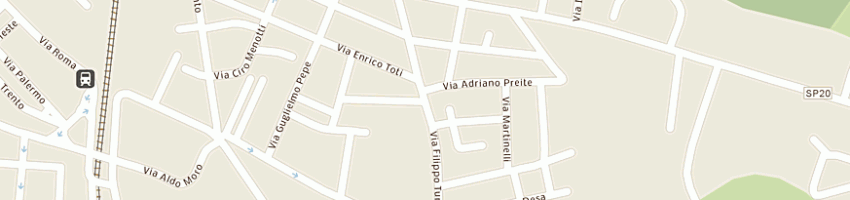 Mappa della impresa municipio di copertino a COPERTINO