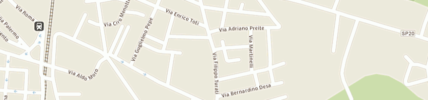 Mappa della impresa zecca fabrizio a COPERTINO